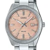 Montre homme Edifice acier cadran rose