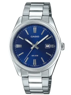 Montre homme Edifice acier cadran bleu