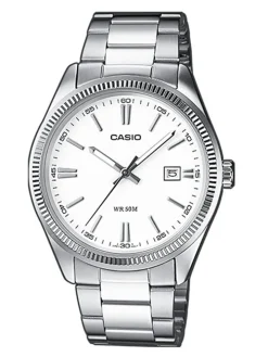 Montre homme Edifice acier cadran blanc