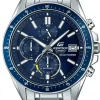 Montre homme Edifice chrono solaire et verre saphir