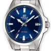 Montre homme Edifice tout acier fond bleu EFV-100D-2AVUEF