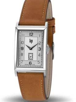 Montre homme LIP CHURCHILL T24 bracelet cuir marron clair 671276