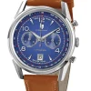 Montre homme LIP HIMALAYA chrono fond bleu 671597