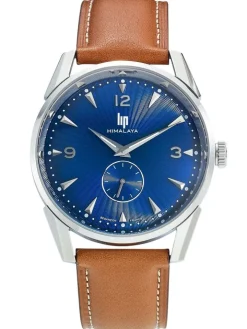 Montre homme LIP HIMALAYA acier fond bleu 671543