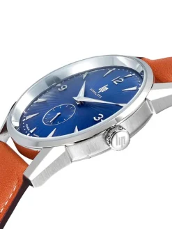 Montre homme LIP HIMALAYA acier fond bleu 671543