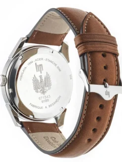 Montre homme LIP HIMALAYA acier fond bleu 671543