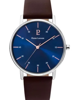 Montre homme Pierre Lannier cuir brun