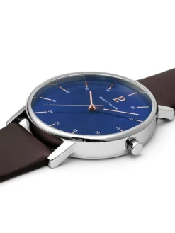 Montre homme Pierre Lannier cuir brun