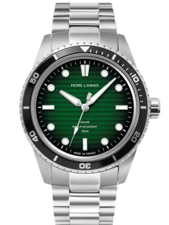 Montre homme solaire cadran vert Pierre Lannier 244H171