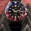 Montre homme sport noire de plongée Casio MDV-107-1A3VEF