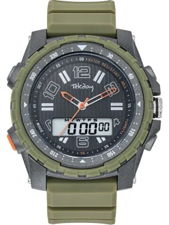 Montre homme Tekday sport verte