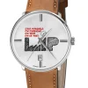 Montre LIP c'est possible cuir marron