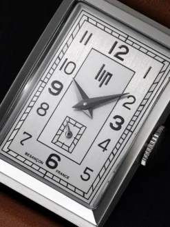 Montre LIP CHURCHILL T18 acier cuir marron clair 671015