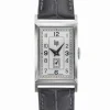 Montre Lip Churchill T18 Art Déco bracelet cuir gris anthracite 671000