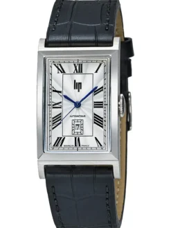 Montre LIP CHURCHILL T26 chiffres romains cuir noir