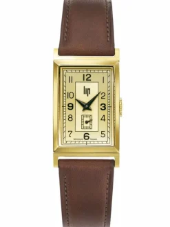 Montre Lip Churchill T18 vintage cuir marron clair 671014