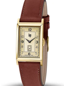 Montre Lip Churchill T18 vintage cuir marron clair 671014
