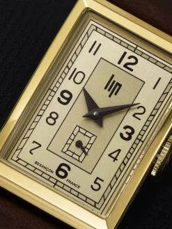 Montre Lip Churchill T18 vintage cuir marron clair 671014