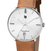 Montre LIP DAUPHINE cuir marron 671422