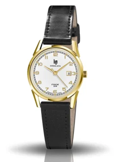Montre LIP HIMALAYA cuir noir