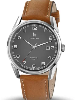 Montre LIP Himalaya homme bracelet cuir