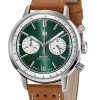 Montre Lip Rallye "Méca-Quartz" cadran vert