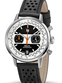 Montre Lip Rallye "Méca-Quartz" noire