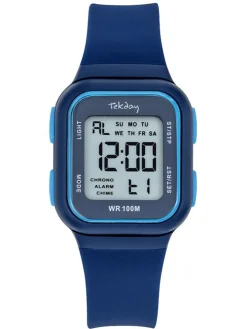 Montre mixte rectangulaire Tekday 654884