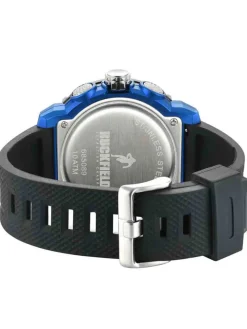 Montre sport double affichage Ruckfield bleu noir 685089