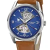 Montre squelette LIP automatique marron HIMALAYA 671575
