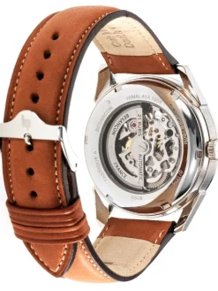 Montre squelette LIP automatique marron HIMALAYA 671575