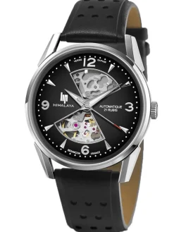 Montre squelette LIP automatique noire HIMALAYA 671573
