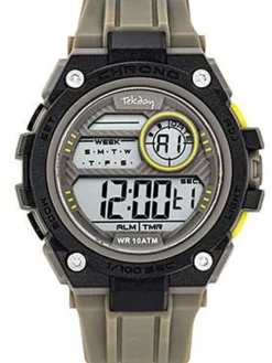 Montre Tekday 656190 Sport grise Aventurière pour homme