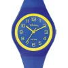 Montre Tekday bleue et jaune