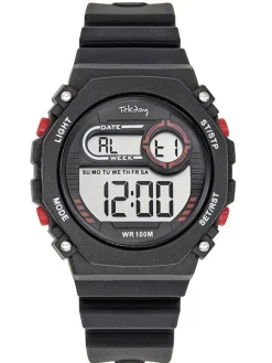 Montre Tekday mixte lunette hexagonale 654907