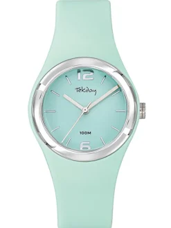 Montre Tekday vert d'eau